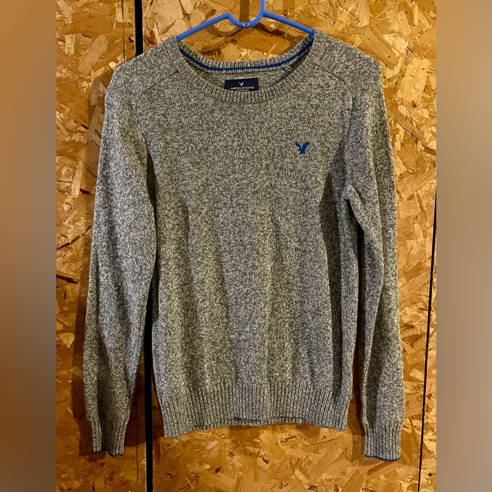 American Eagle Outfitters Gray Crewneck Sweater